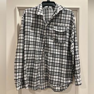 Adika Oversized Plaid Long Sleeve